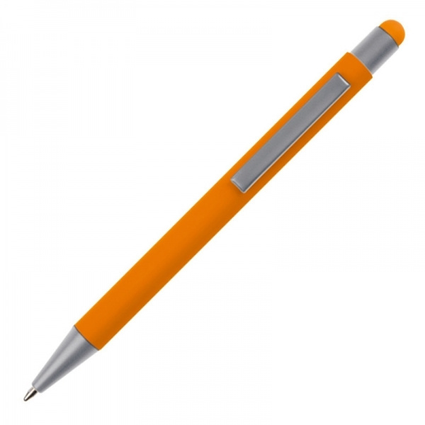 Logo trade promotional items picture of: Metal ballpen touch pen soft touch SALT LAKE CITY