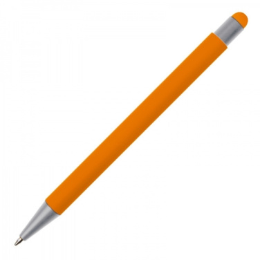 Logo trade promotional merchandise picture of: Metal ballpen touch pen soft touch SALT LAKE CITY