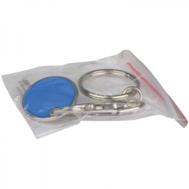 Logo trade promotional giveaways image of: Keyring with shopping coin ARRAS