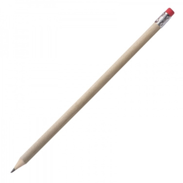 Logotrade promotional merchandise image of: Pencil with eraser HICKORY