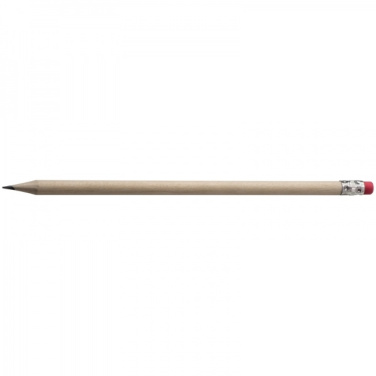 Logotrade promotional merchandise image of: Pencil with eraser HICKORY