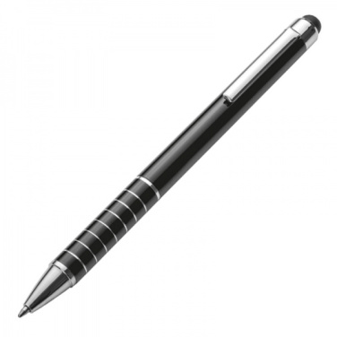 Logotrade promotional product image of: Metal ballpen with touch pen LUEBO