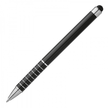 Logo trade promotional item photo of: Metal ballpen with touch pen LUEBO