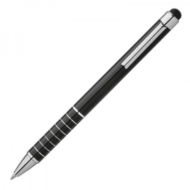 Logotrade promotional merchandise image of: Metal ballpen with touch pen LUEBO