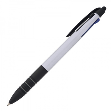 Logo trade business gifts image of: Plastic ballpen 3in1 BOGOTA