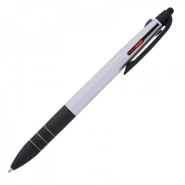 Logo trade promotional items picture of: Plastic ballpen 3in1 BOGOTA