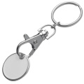 Keyring with shopping coin ARRAS, white