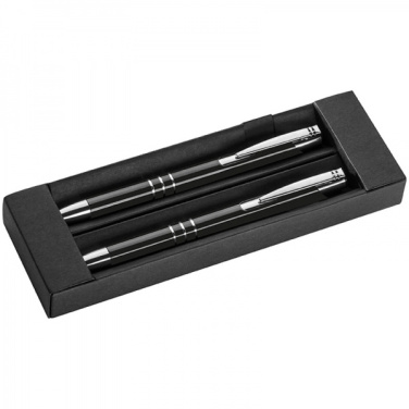 Logo trade promotional products picture of: Metal writing set CLAREMONT