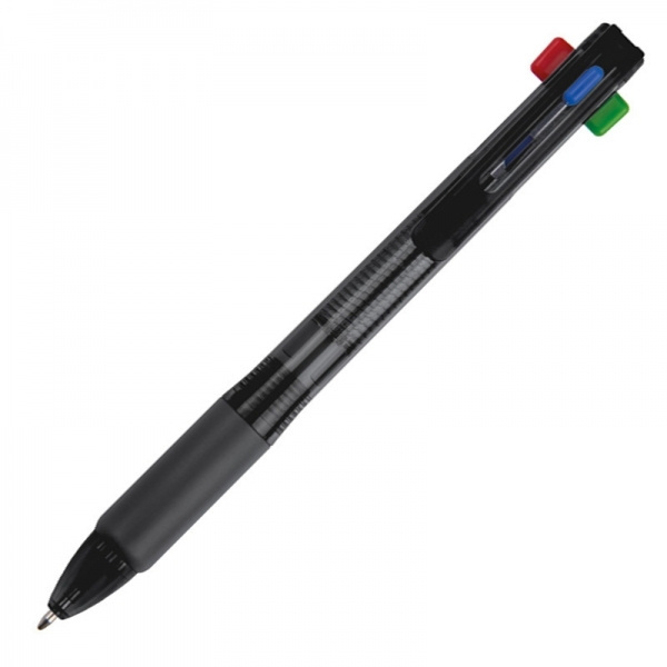 Logotrade advertising product image of: Plastic ballpen 4in1 NEAPEL