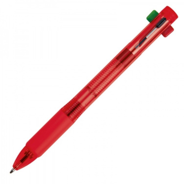 Logotrade promotional giveaway image of: Plastic ballpen 4in1 NEAPEL