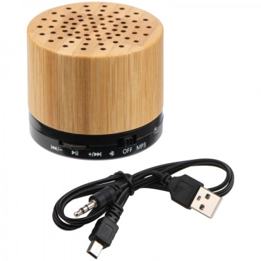 Logotrade promotional product image of: Bamboo bluetooth speaker FLEEDWOOD