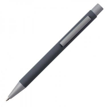 Logo trade advertising product photo of: Metal ballpen soft touch ABU DHABI