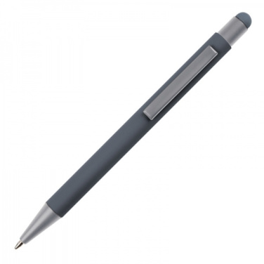 Logotrade promotional giveaway image of: Metal ballpen touch pen soft touch SALT LAKE CITY