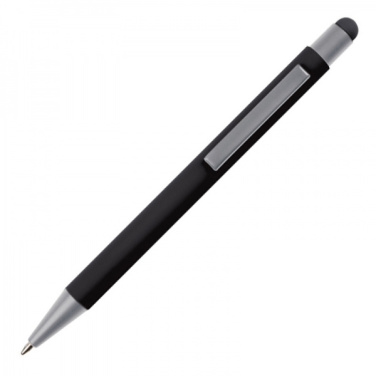 Logotrade promotional merchandise image of: Metal ballpen touch pen soft touch SALT LAKE CITY