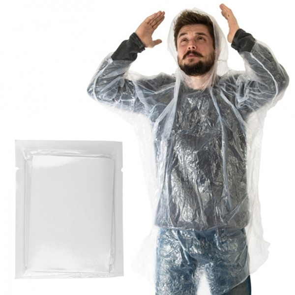 Logo trade corporate gifts image of: Rain poncho GREAT FALLS