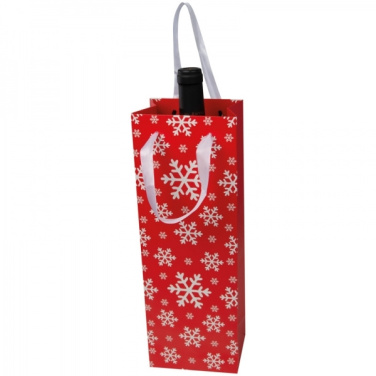 Logo trade promotional items image of: Wine bag in Christmas design LAPLAND