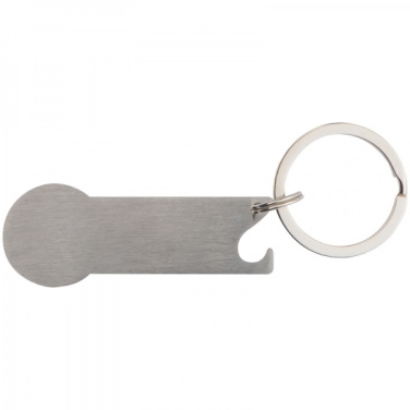 Logo trade corporate gift photo of: Keyring with shopping cart chip STICKIT