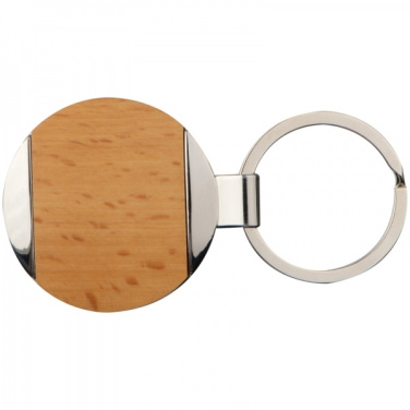 Logotrade corporate gift image of: Wooden keyring LANGHAUS