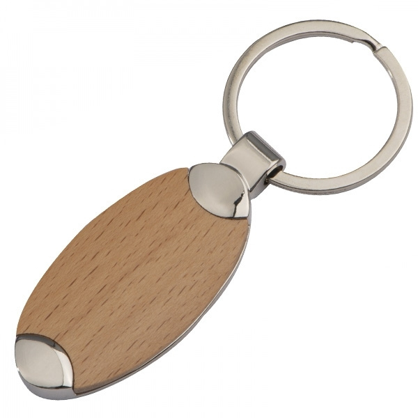 Logo trade promotional products picture of: Wooden keyring BALTRUM