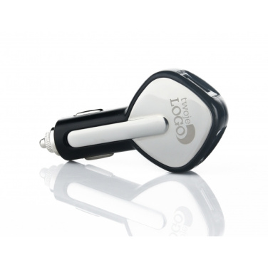 Logo trade promotional merchandise picture of: Dual USB Car Charger