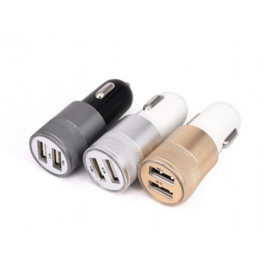 Logo trade advertising product photo of: Metal car charger