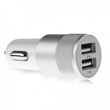 Logo trade corporate gifts picture of: Metal car charger