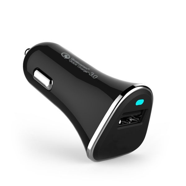 Logo trade advertising products image of: Car charger (Qualcomm Quick Charge 3.0)