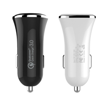 Logotrade promotional merchandise image of: Car charger (Qualcomm Quick Charge 3.0)