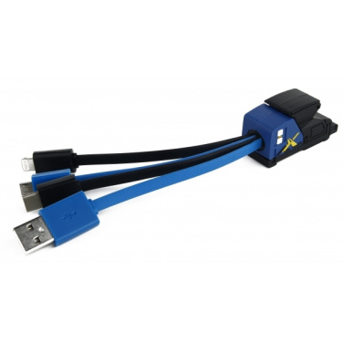 Logo trade promotional item photo of: Personalized charging cable 3in1