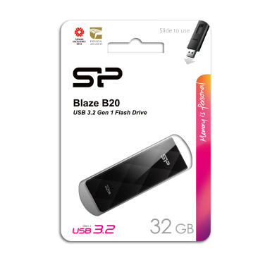 Logo trade promotional giveaway photo of: Pendrive Silicon Power B20 USB 3.0