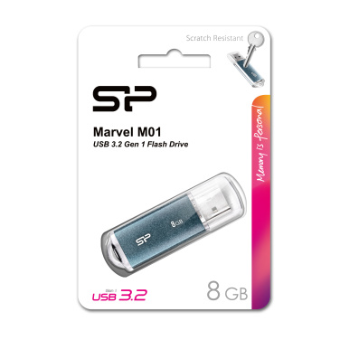 Logo trade business gifts image of: Pendrive Silicon Power Marvel M01 3.0