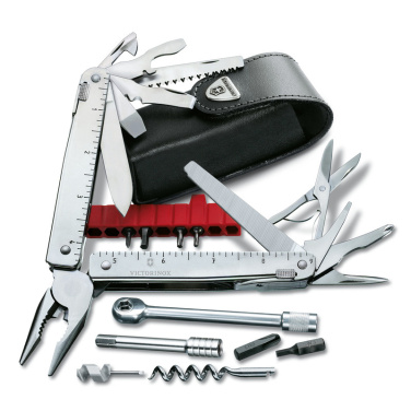 Logo trade promotional gifts image of: SwissTool Plus - 39 tools Victorinox