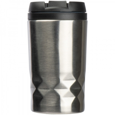 Logotrade promotional product picture of: Stainless steel mug with lid ROMA 250 ml