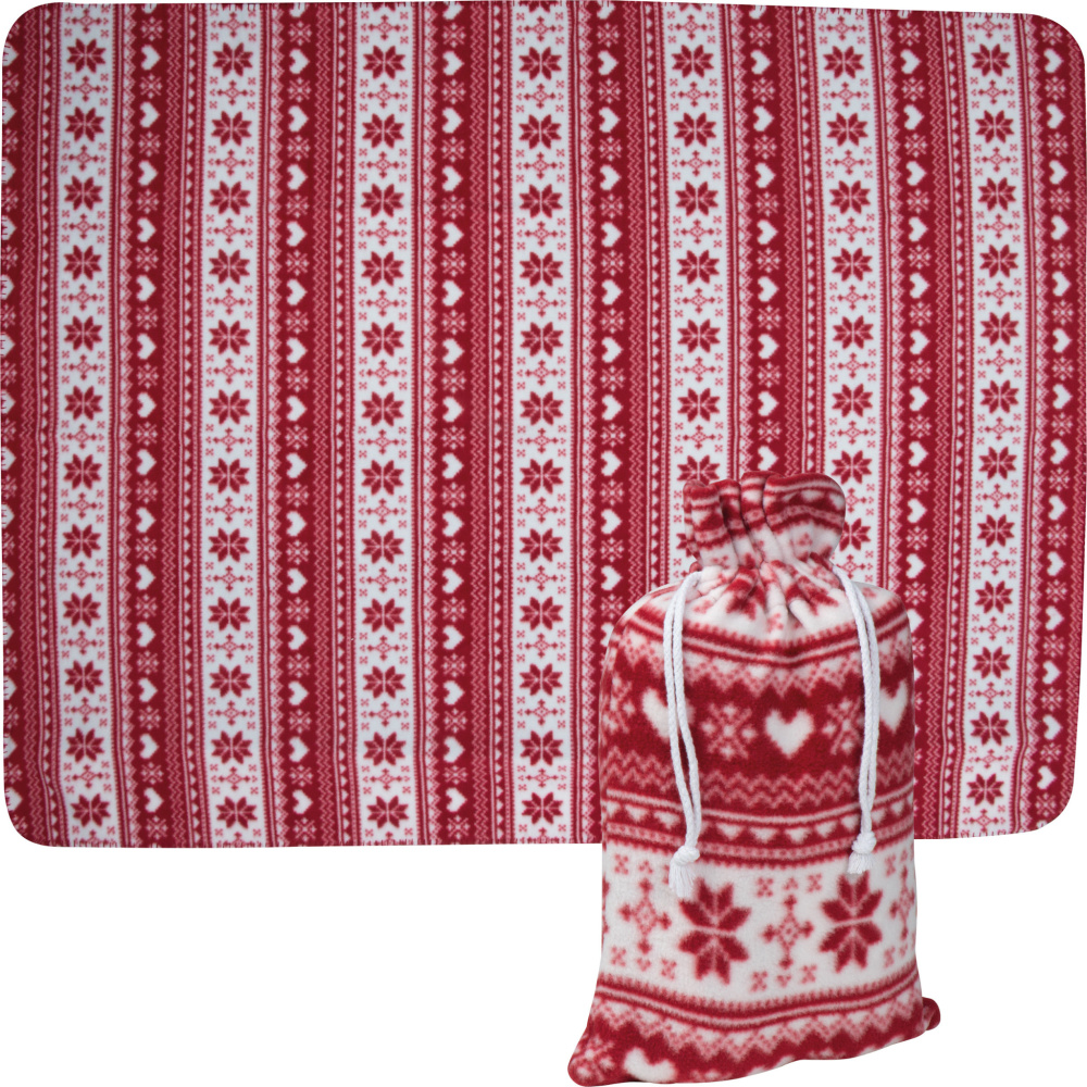 Logo trade corporate gift photo of: Christmassy blanket DEBRECEN