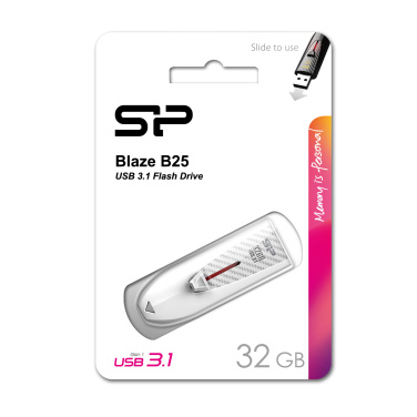 Logo trade promotional items picture of: Pendrive Silicon Power Blaze B25 3.1