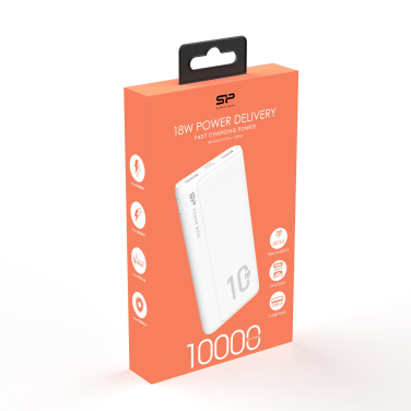 Logo trade promotional items image of: POWER BANK SILICON POWER QP15 10000 MAH