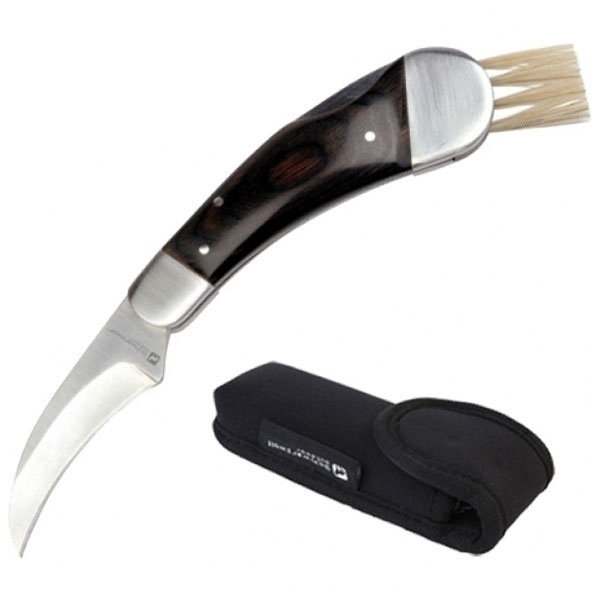 Logotrade corporate gift picture of: Mushroom knife PILZ Schwarzwolf