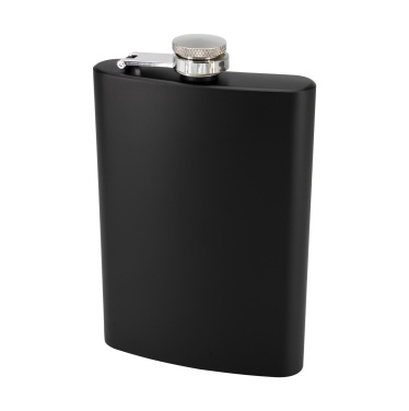 Logo trade promotional gift photo of: Hip flask OLYMPOS Schwarzwolf