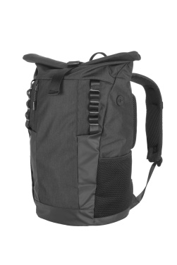 Logotrade promotional giveaway picture of: Rolltop backpack ELBERT Schwarzwolf