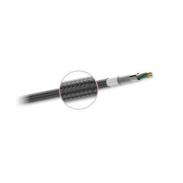 Logo trade advertising products picture of: Nylon data transfer cable LK30 Type - C Quick Charge 3.0