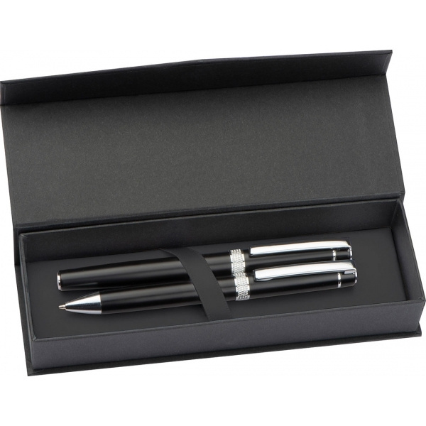 Logo trade promotional product photo of: Metal writing set KARLOVAC