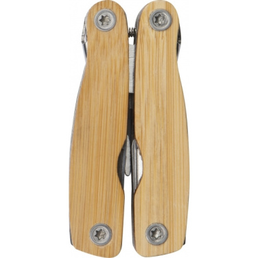 Logo trade promotional giveaway photo of: Multifunction tool bamboo LEEDS