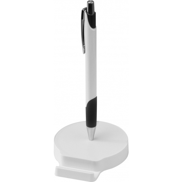 Logo trade promotional item photo of: Mobile phone holder with metal ballpen REGINA