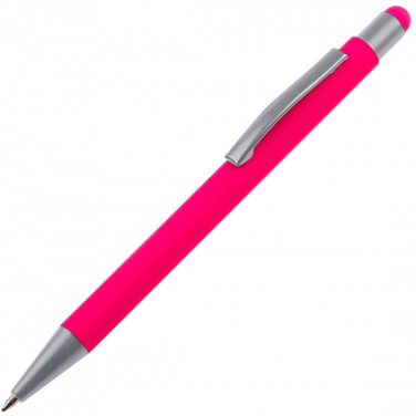 Logotrade corporate gift picture of: Metal ballpen touch pen soft touch SALT LAKE CITY