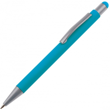 Logo trade promotional merchandise image of: Metal ballpen touch pen soft touch SALT LAKE CITY