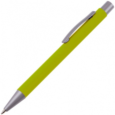 Logo trade promotional item photo of: Metal ballpen soft touch ABU DHABI