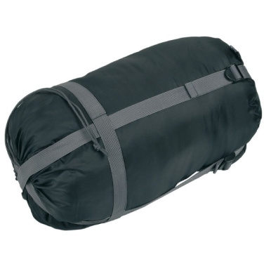 Logo trade promotional giveaway photo of: Sleeping bag KINABALU Schwarzwolf