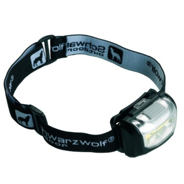 Logo trade business gifts image of: Head lamp TRONADOR Schwarzwolf