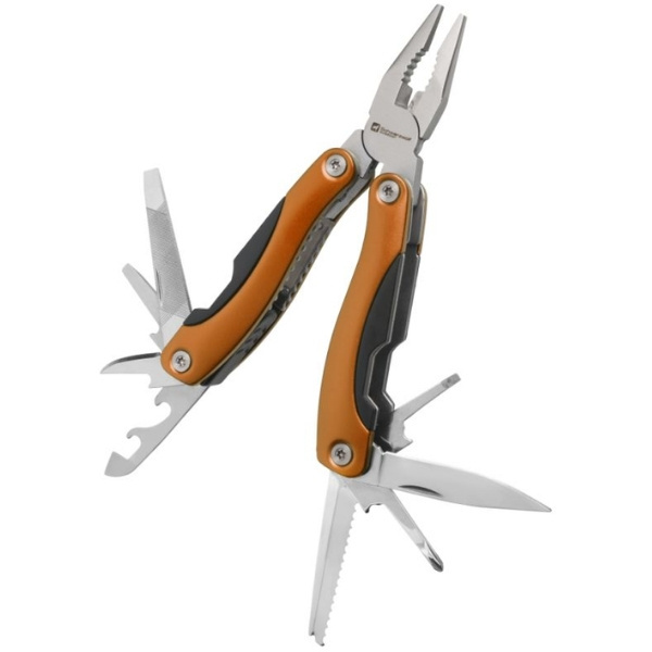 Logo trade promotional gifts image of: Multitool ARMADOR NEW Schwarzwolf