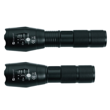 Logotrade promotional item picture of: Flashlight ANTELAO Schwarzwolf